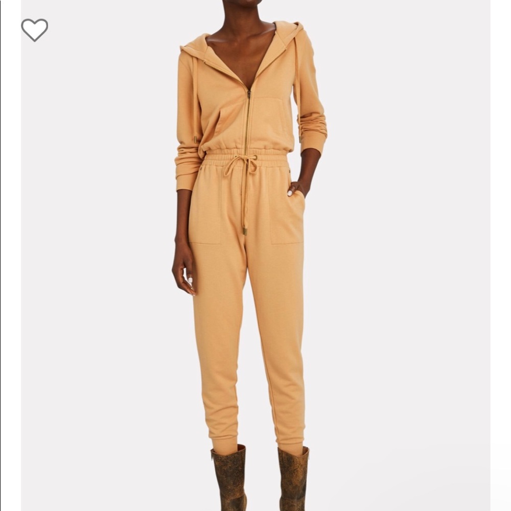 Intermix Beige Melody Terry Jumpsuit
